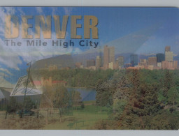 USA DENVER The Mile High City LENTICULAR 3D Vintage Cartolina CPSM #PAZ180.IT - Denver