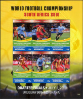 Micronesia - 2010 - Word Cup: Uruguay 1 X 1 Ghana - Yv 1800/05 - 2010 – Afrique Du Sud