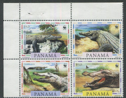 Panama:Unused Stamps Serie WWF, Crocodiles, 1997, MNH, Corner - Other & Unclassified