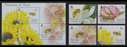 Pitcairn 2008 Yvert Bloc 44 ** + Serie 699/702 ** Abeilles Bees Abejas - Abeilles