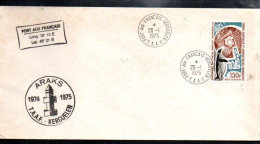 TAAF 1975  LETTRE DE PORT AUX FRANCAIS - Covers & Documents