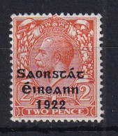 Ireland: 1922/23   KGV OVPT    SG55    2d      MH - Unused Stamps