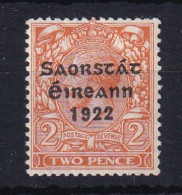 Ireland: 1922/23   KGV OVPT   SG70    2d   [Coil Stamp]   MH - Ongebruikt