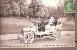 Tombola De La Decennale - Double Phaeton De Dion Bouton - Autres & Non Classés