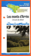 29 Finistère LES MONTS D'ARREE CIRCUIT DU MENE   Bretagne Fiche Dépliante Randonnées Balades - Geographie