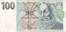 BILLETE DE LA REPUBLICA CHECA DE 100 KORUN DEL AÑO 1997 (BANKNOTE) - Czech Republic