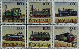 601404 MNH YUGOSLAVIA 1992 LOCOMOTORAS DE VAPOR - Préphilatélie