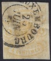 Luxembourg - Luxemburg - Timbres - Armoiries   1859     4c.   °    Michel 5     VC. 250,- - 1859-1880 Armarios