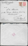 Brazil Rio De Janeiro Cover Mailed To Germany 1933. 700R Rate. Bank Correspondence - Cartas & Documentos
