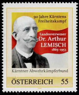 PM  90 Jahre Kärntens Freiheitskampf Ex Bogen Nr. 8012606  Postfrisch - Timbres Personnalisés