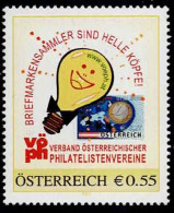 PM  Briefmarkensammler Sind Helle Köpfe - VÖPH Ex Bogen Nr. 8001204  Postfrisch - Personnalized Stamps