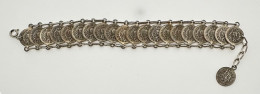 République San Marino. Ancien Bracelet Souvenir Composé De 21 Pièces Sancti Marini Liberi. Vintage Coin Bracelet. - Other & Unclassified