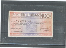 ITALIE - MINI ASSEGNI- CREDITO ITALIANO -10 MARZO 1976 -100 LIRE -TTB - Sonstige & Ohne Zuordnung