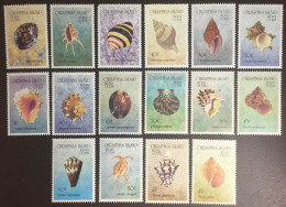 Christmas Island 1992 Shells Definitives Set MNH - Coquillages