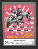 YEMEN (République Arabe). Timbre Non Dentelé De 1972. Jumping. - Springconcours