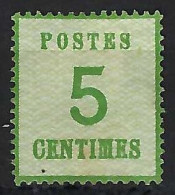 FRANCE Alsace-Lorraine Ca.1871:  Le Y&T 4, Neuf(*), Forte Cote - Used Stamps