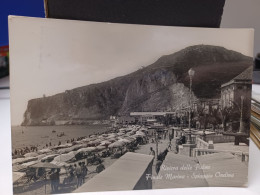 Cartolina Finale Marina Provincia Savona, Riviera Delle Palme, Spiaggia Ondina 1954 - Savona