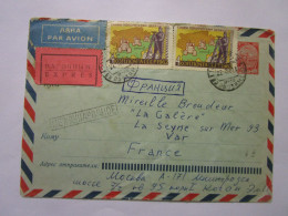 Belle Lettre Express De Russie Pour La France - Cartas & Documentos