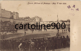 Emilia Romagna Modena Scuola Militare Di Modena Animatissima 1898 (f.piccolo) - Casernas