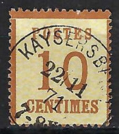 FRANCE Alsace-Lorraine Ca.1871:  Le Y&T 5, TB Obl. CAD "Kaysersberg" - Gebraucht