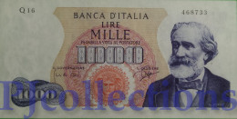 ITALIA - ITALY 1000 LIRE 1963 PICK 96b AUNC - Allied Occupation WWII