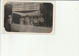 Carte Photo à Identifier Stand Commerce La Crèmerie Parisienne- Glace Camilo - Foires