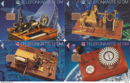 GERMANY - Set Of 4 Cards, Alte Morseapparate(E 13-14-15-16), Tirage 30000, 09/94, Mint - E-Series : Edición Del Correo Alemán