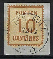 FRANCE Alsace-Lorraine Ca.1871:  Le Y&T 5, TB Obl. CAD "Ober-Sulz" - Usados