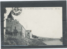 95 -LA FRETTE -L' EGLISE ET LA SEINE - La Frette-sur-Seine