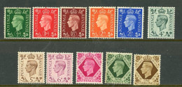 Great Britain 1937-39 "King George VI" MNH - Unused Stamps