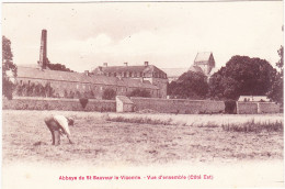 Abbaye De Saint-Sauveur Le Viconte - Vue D'ensemble (côté Est) - Saint Sauveur Le Vicomte