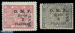 Syria 1921 Postage Due 2v, Unused (hinged) - Syrien