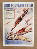 Manifesto Propaganda Fascista Aviazione Ristampa Di Storica Locandina Cm 35x50 - Autres & Non Classés