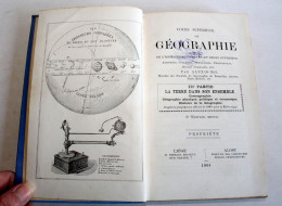 COURS SUPERIEUR GEOGRAPHIE ENSEIGNEMENT SUPERIEUR ALEXIS M.G TERRE ENSEMBLE 1904 / LIVRE ANCIEN XXe SIECLE (2204.223) - Aardrijkskunde