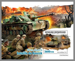 CENTRAL AFRICA 2023 MNH 80 Years Battle Of Kursk Schlacht Bei Kursk S/S II – OFFICIAL ISSUE – DHQ2422 - WO2