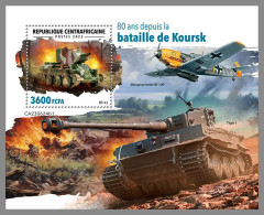 CENTRAL AFRICA 2023 MNH 80 Years Battle Of Kursk Schlacht Bei Kursk S/S I – OFFICIAL ISSUE – DHQ2422 - Guerre Mondiale (Seconde)