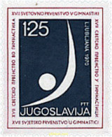 67177 MNH YUGOSLAVIA 1970 17 CAMPEONATOS DEL MUNDO DE GIMNASIA - Prephilately