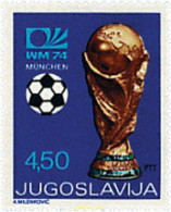 67191 MNH YUGOSLAVIA 1974 COPA DEL MUNDO DE FUTBOL. ALEMANIA-74 - Vorphilatelie