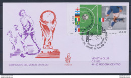 2002 Italia "Calcio Campionati Del Mondo" Emissione Congiunta N° 2701/2702 - - Joint Issues