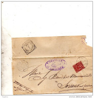 1894 LETTERA  CON ANNULLO  VIGNANELLA VITERBO - Storia Postale