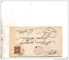 1899  LETTERA CON ANNULLO ANGUILLARA VENETA PADOVA - Poststempel