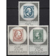 Niederlande 1967 AMPHILEX'67 Alte Marken 880/82 Postfrisch - Nuevos