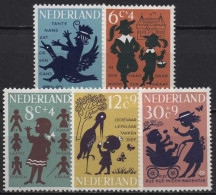 Niederlande 1963 Voor Het Kind: Volkstümliche Kinderlieder 808/12 Postfrisch - Neufs