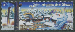 UNO Wien 2003 Jahr Des Süsswassers Winterlandschaft 393/94 ZD Postfrisch - Ungebraucht