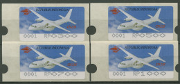 Indonesien 1996 ATM AIR SHOW Flugzeuge Automat 1, 4 Werte, 3.1e Postfrisch - Indonesien