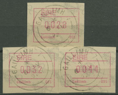 Irland Automatenmarken 1992 Versandstellensatz Automat 005 ATM 4.5 S1 Gestempelt - Franking Labels