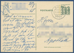 Bund 1965 Bauwerke Klein Berlin Tegel Postkarte P 82 Gebraucht (X41052) - Postales - Nuevos