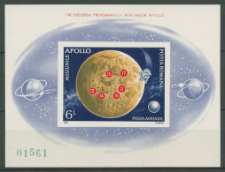 Rumänien 1972 Apolloprogramm Mond Mondfähre Block 103 Postfrisch (C92944) - Blocks & Sheetlets