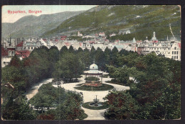 Norge - 1915 - Bergen - Byparken (City Park) - Norvège