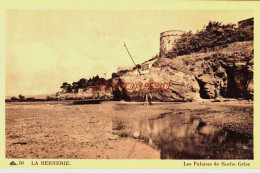 CPA LA BERNERIE EN RETZ - LOIRE ATLANTIQUE - LES FALAISES DE ROCHE GRISE - La Bernerie-en-Retz